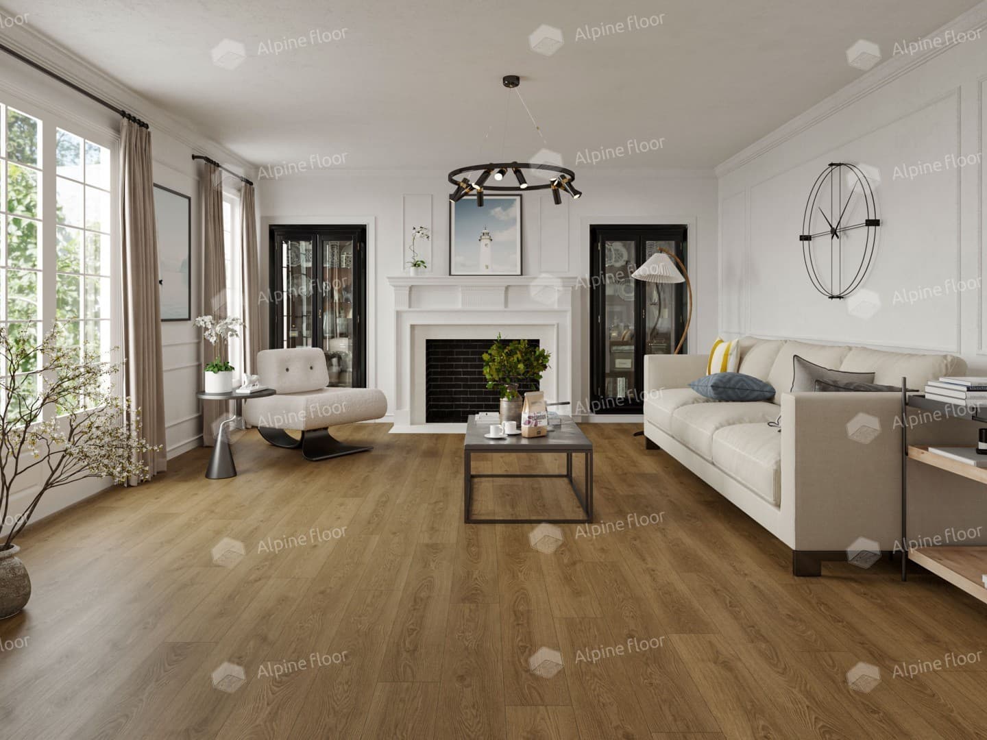 Напольная кварцвиниловая плитка Аллегро