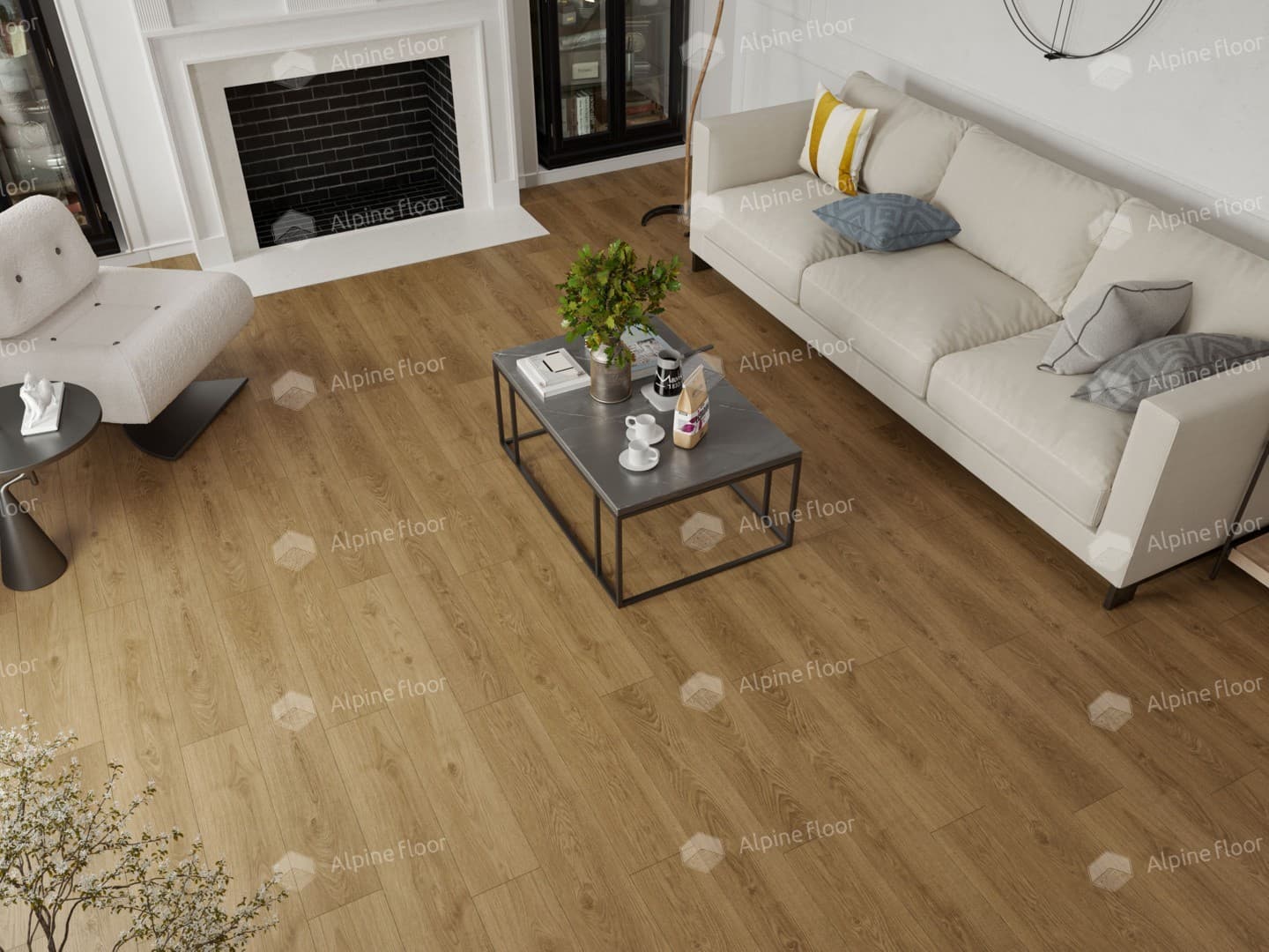 Напольная кварцвиниловая плитка Аллегро