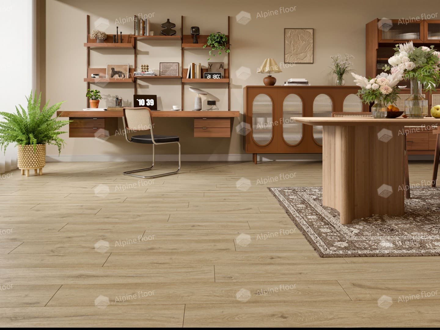 Напольная кварцвиниловая плитка Анданте