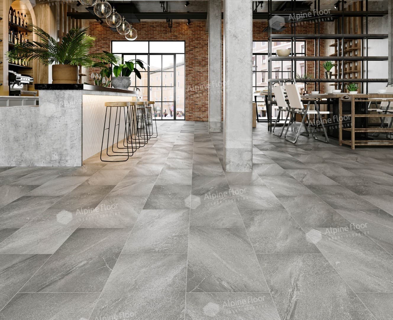 Напольная кварцвиниловая плитка Авенгтон (без подложки)