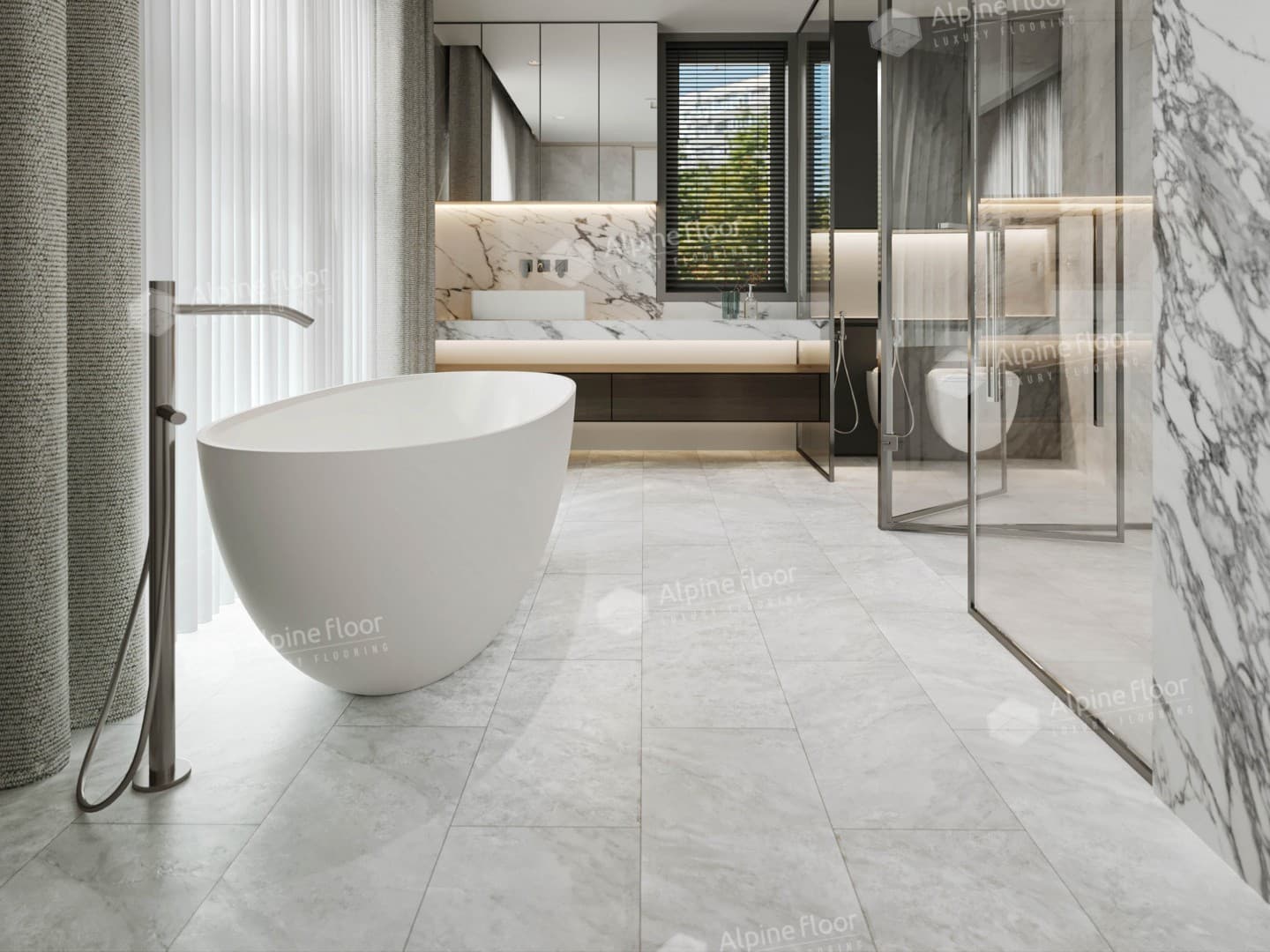 Напольная кварцвиниловая плитка Чили (без подложки)