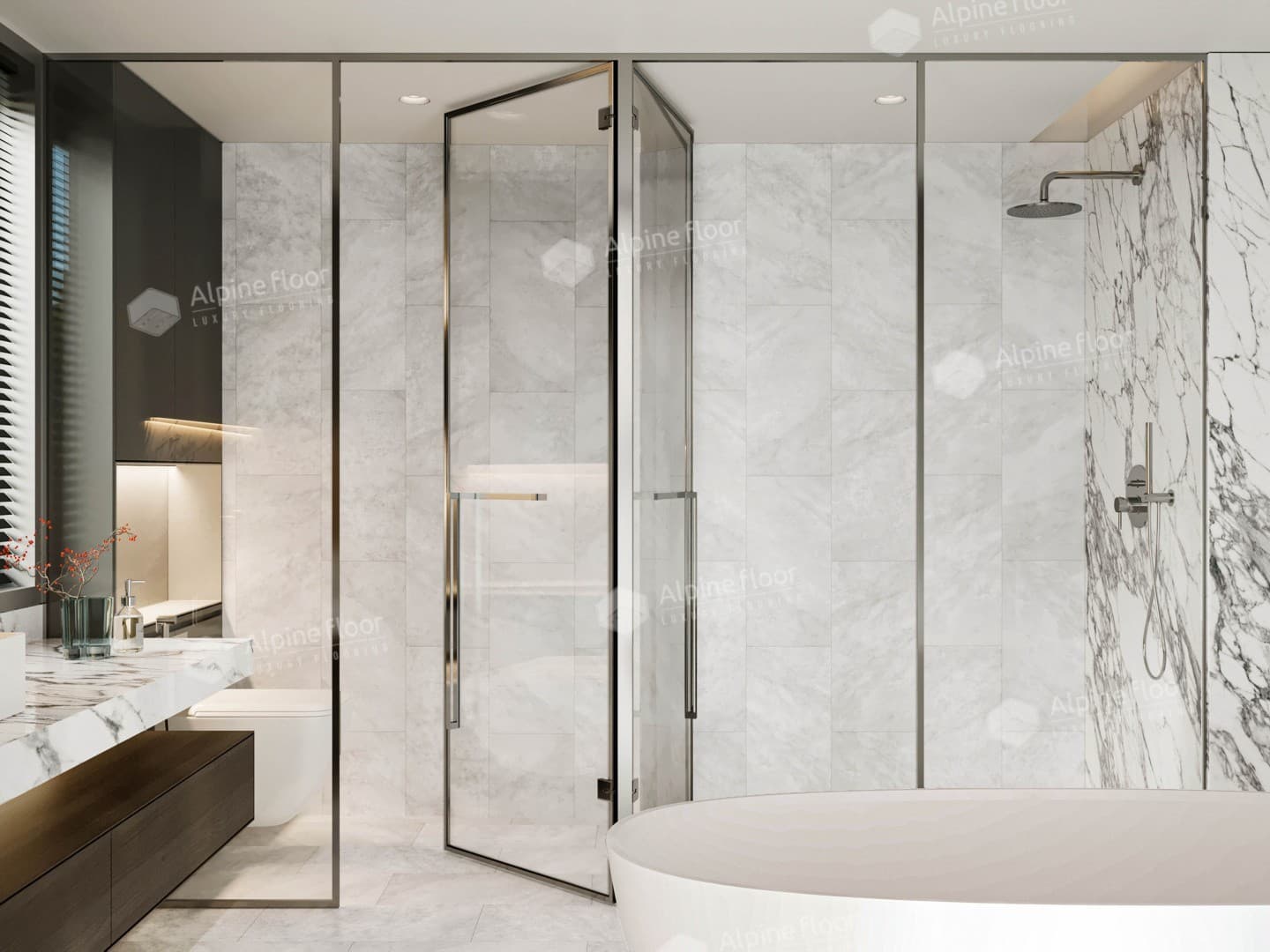 Напольная кварцвиниловая плитка Чили (без подложки)