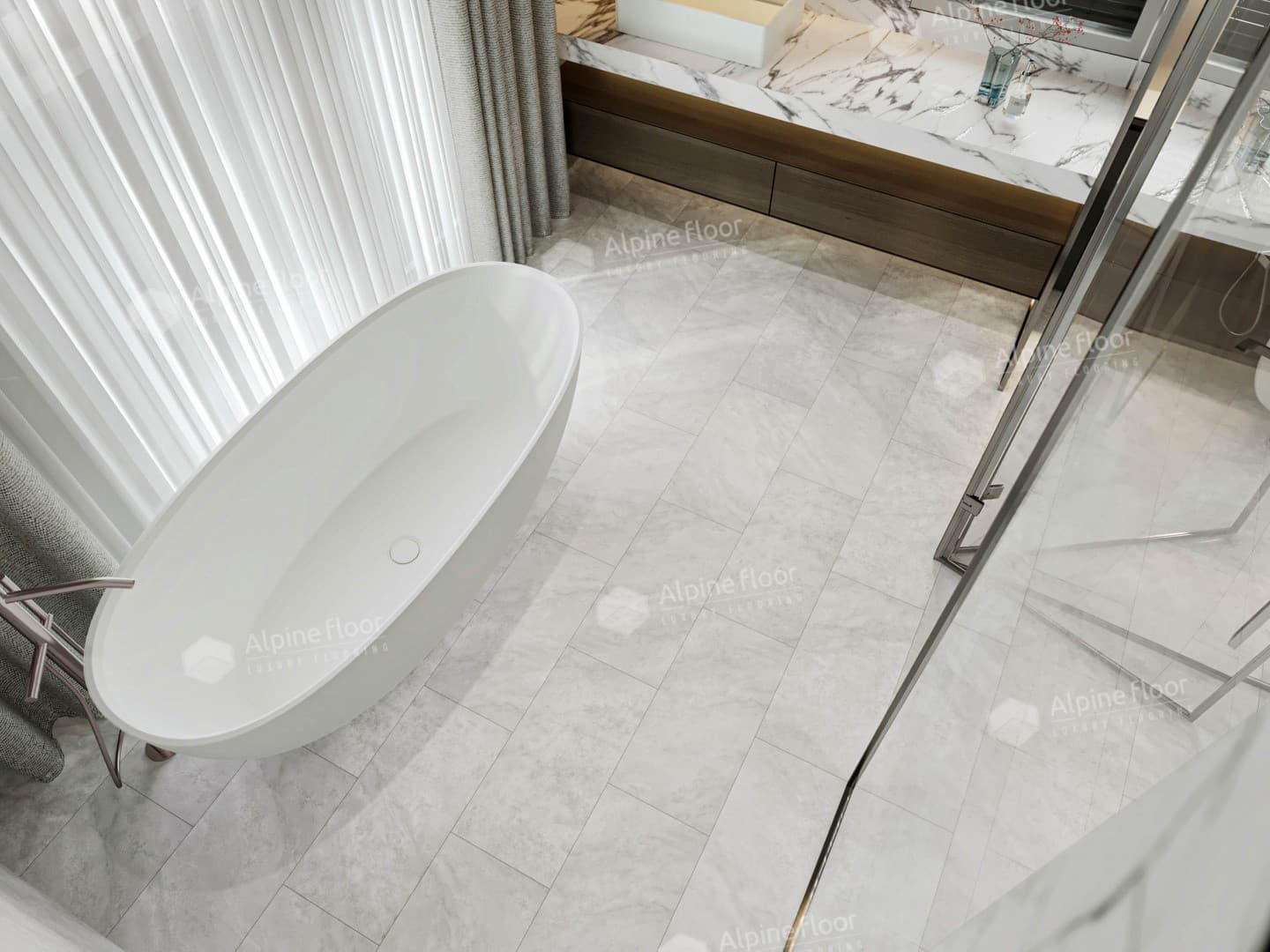 Напольная кварцвиниловая плитка Чили (без подложки)