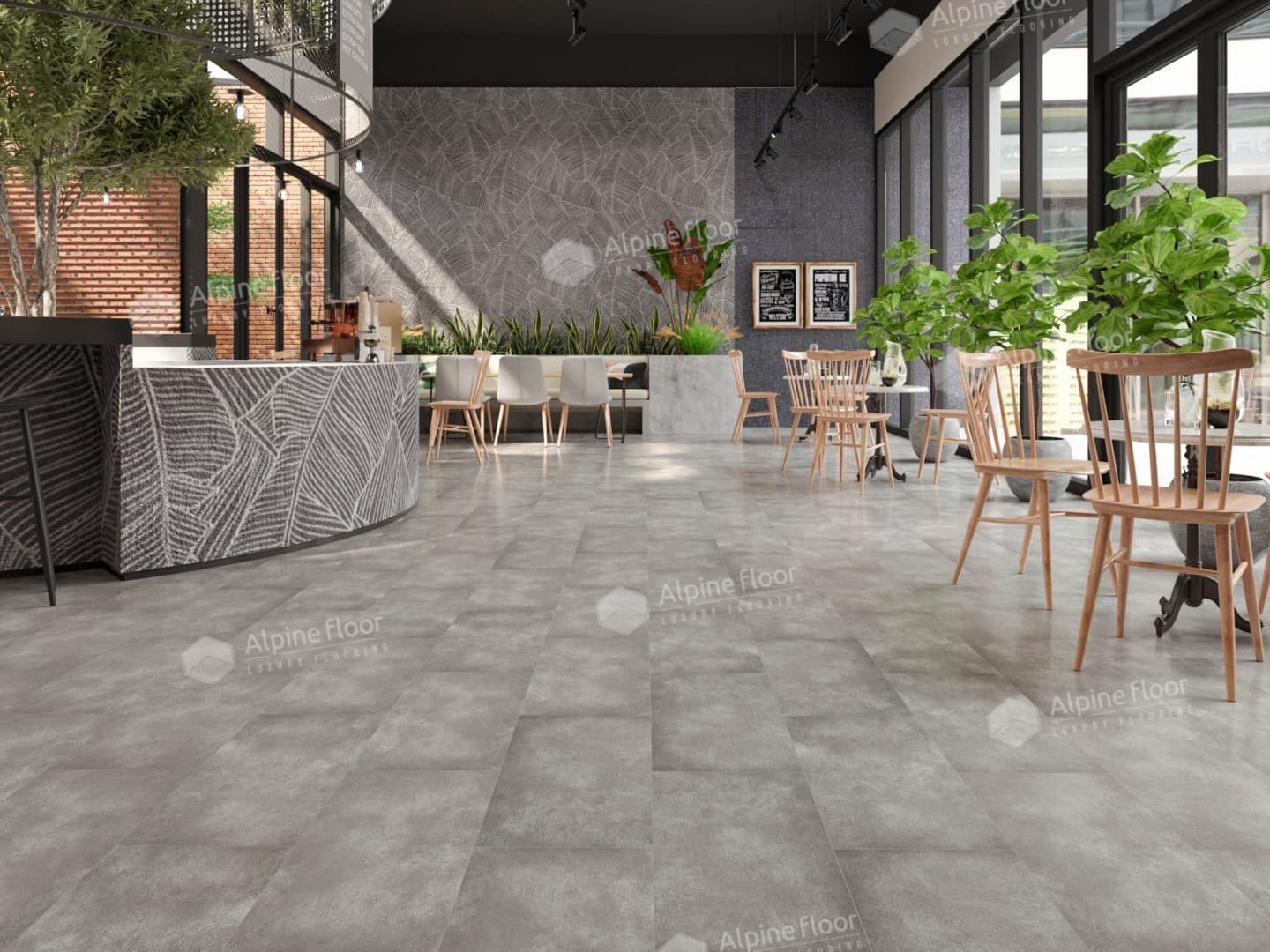 Напольная кварцвиниловая плитка Девон (без подложки)