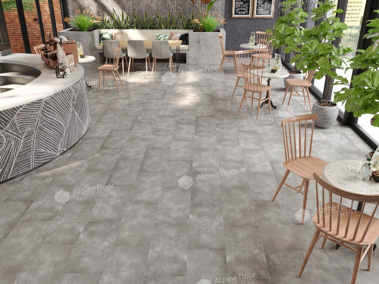 Напольная кварцвиниловая плитка Девон (без подложки)