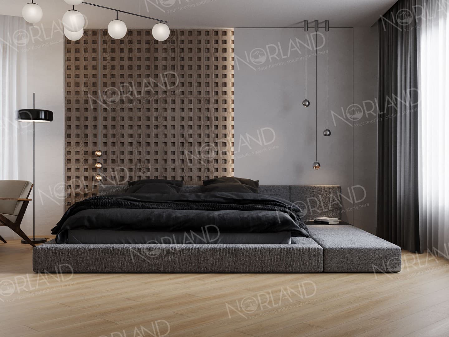 Напольная кварцвиниловая плитка Eli