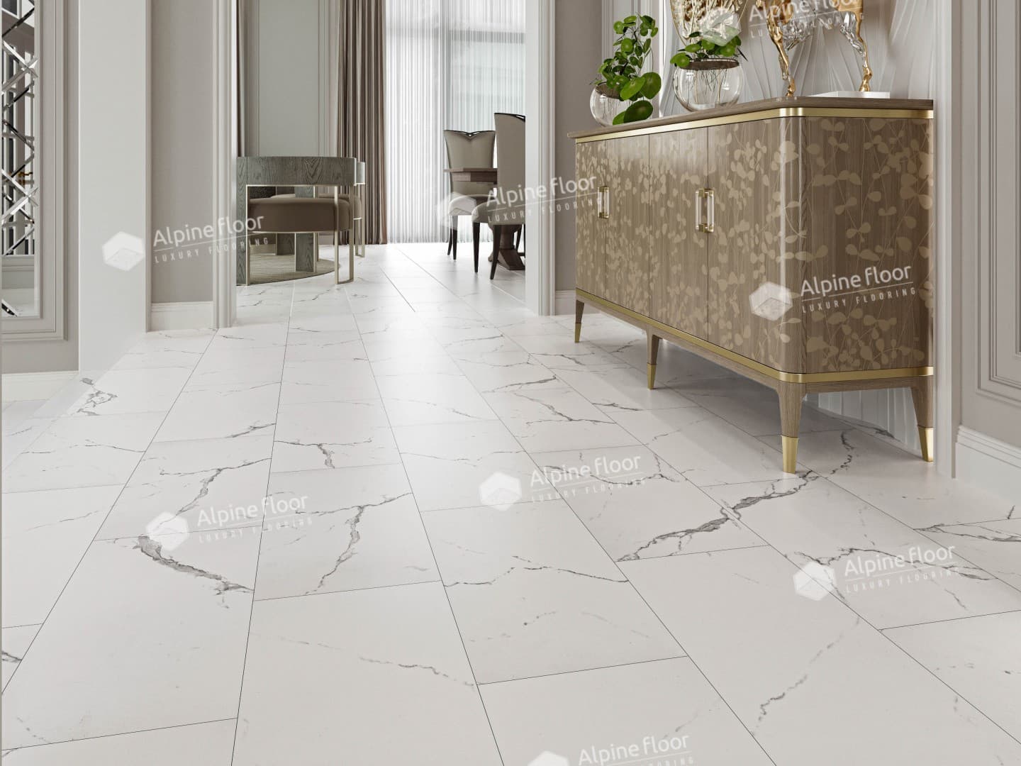 Напольная кварцвиниловая плитка Гранд Каньон (без подложки)