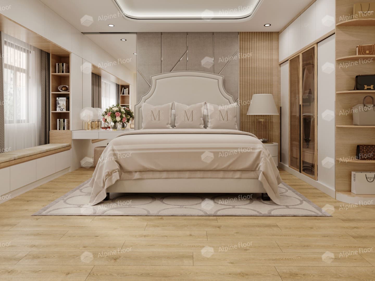 Напольная кварцвиниловая плитка Комодо