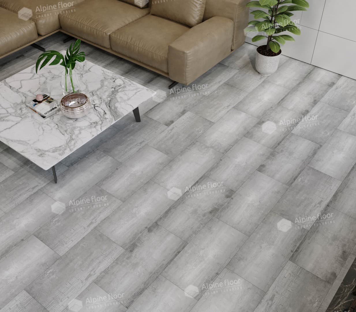 Напольная кварцвиниловая плитка Корнуолл (без подложки)