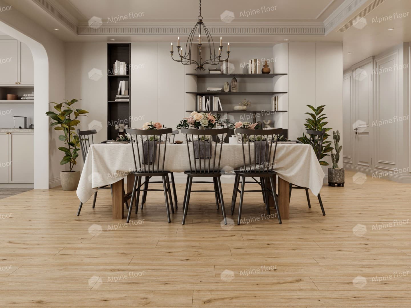 Напольная кварцвиниловая плитка Ларго