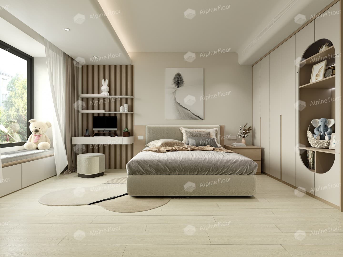 Напольная кварцвиниловая плитка Ленто