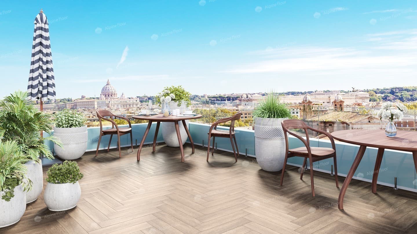 Напольная кварцвиниловая плитка МАКАДАМИЯ