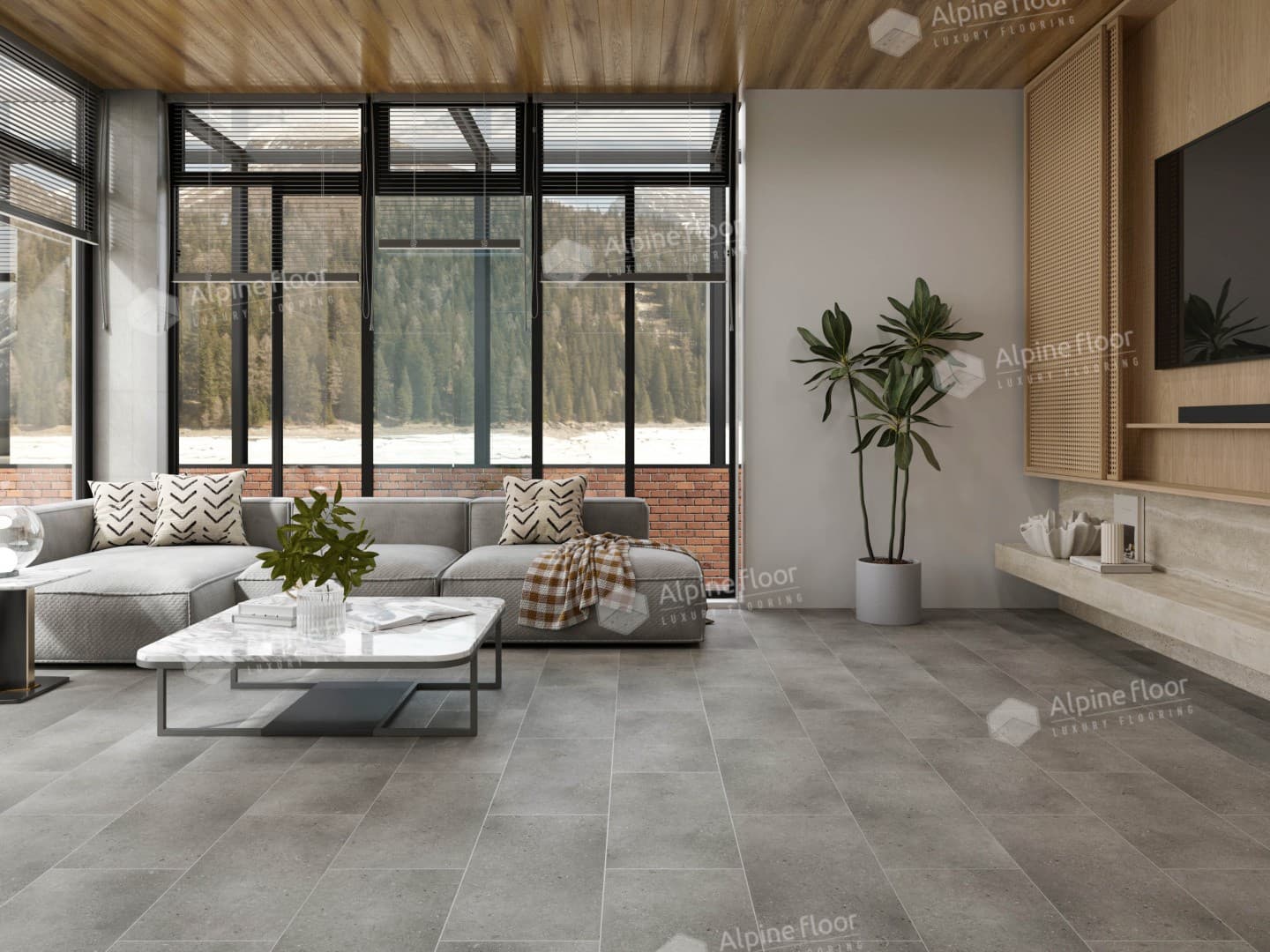 Напольная кварцвиниловая плитка Майдес (без подложки)