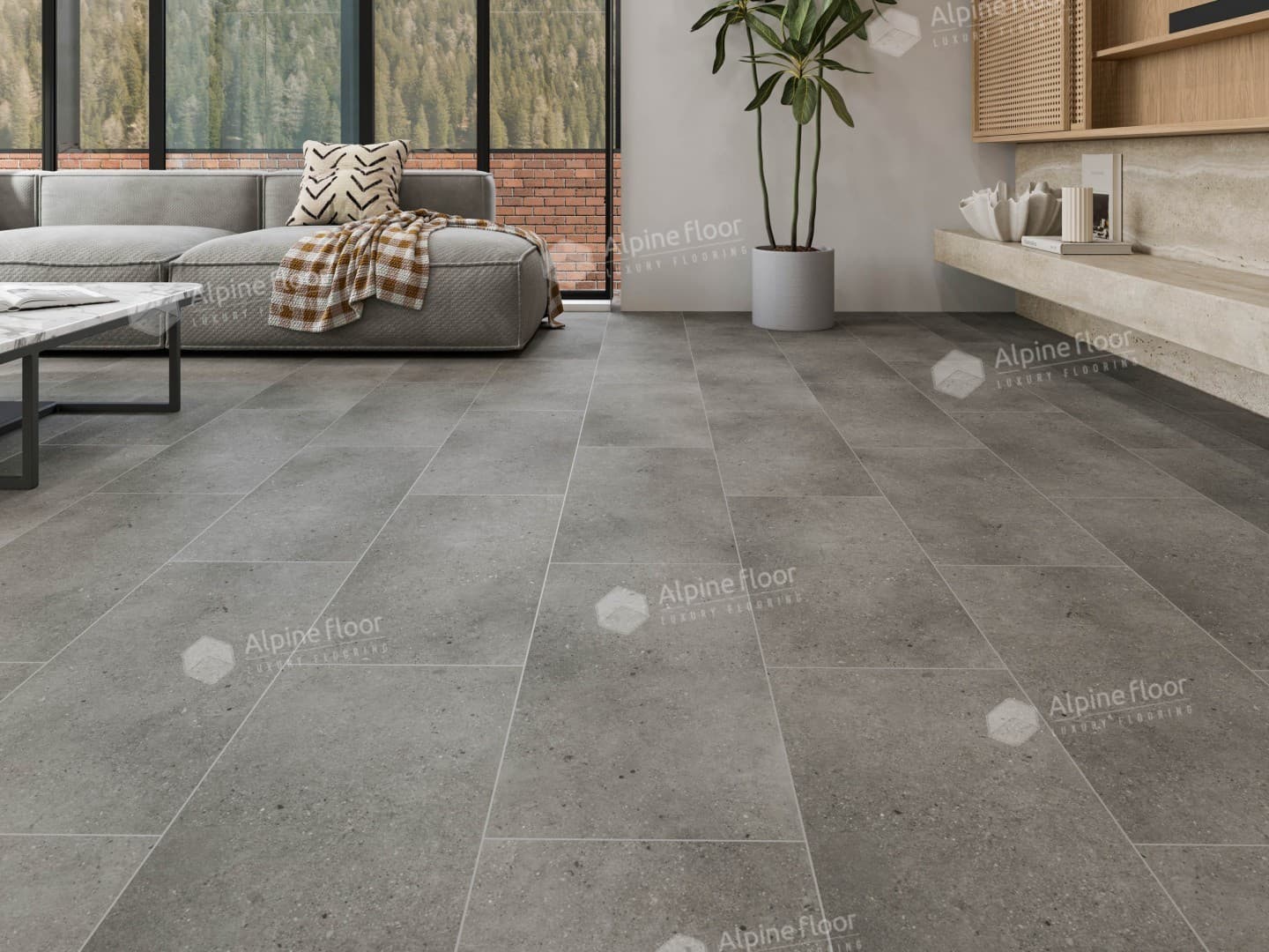 Напольная кварцвиниловая плитка Майдес (без подложки)