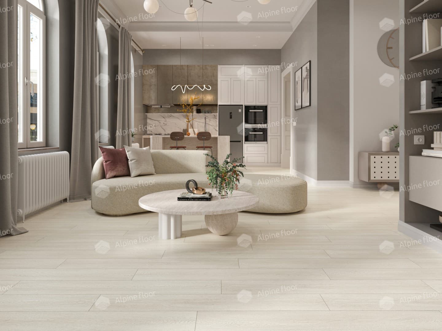 Напольная кварцвиниловая плитка Норвежский лес