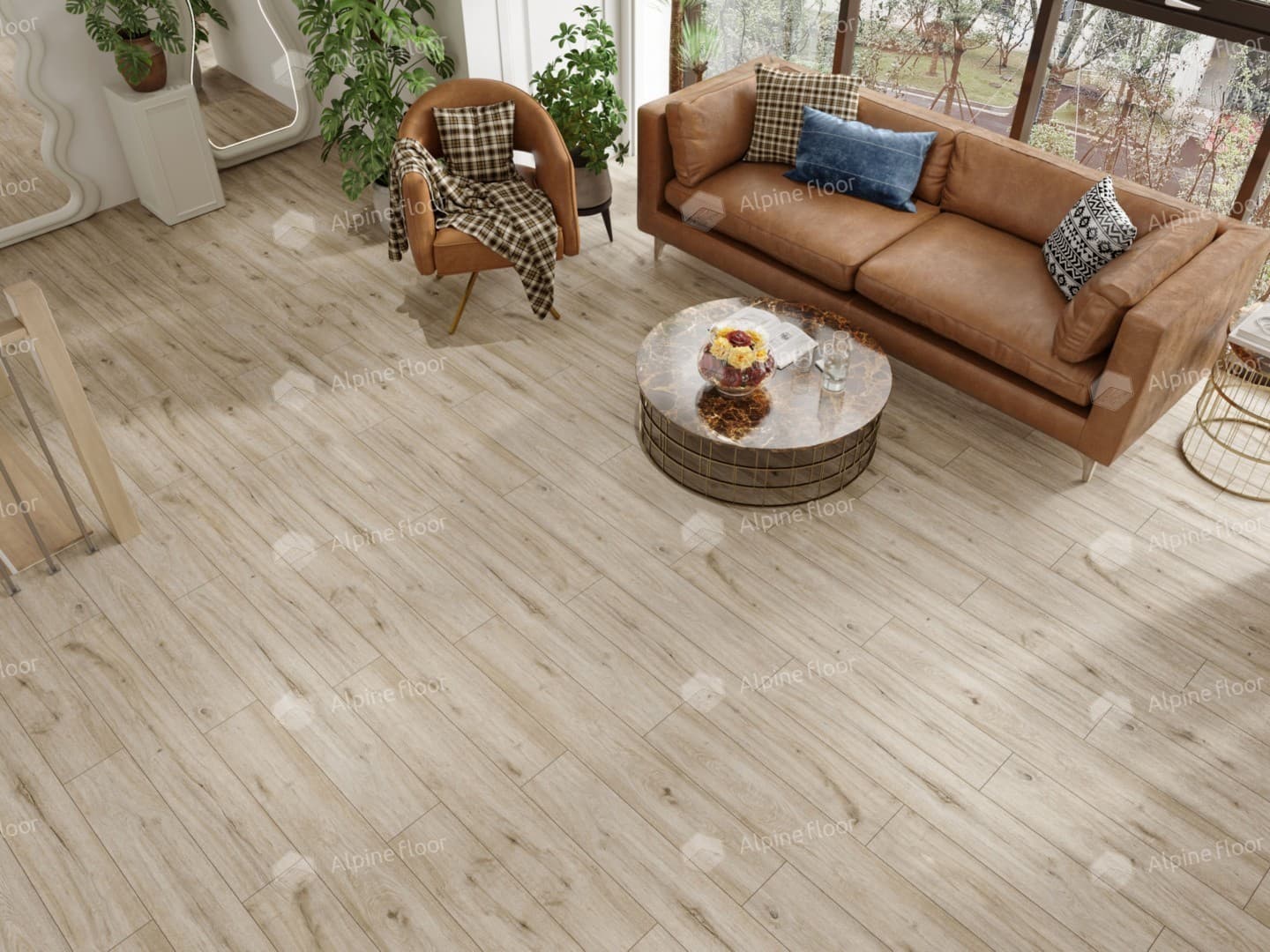 Напольная кварцвиниловая плитка Прэсто