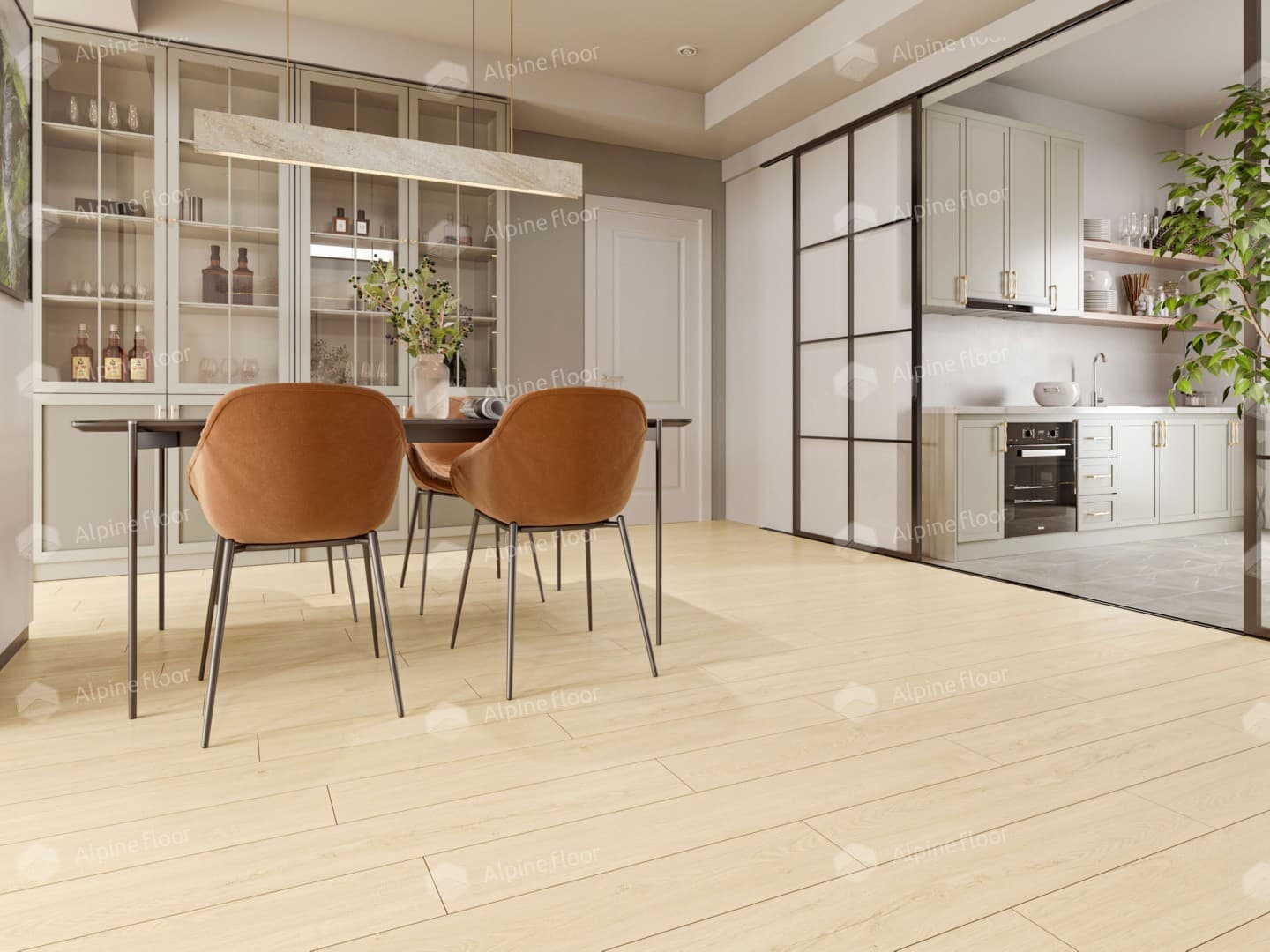 Напольная кварцвиниловая плитка Секвойя Калифорния