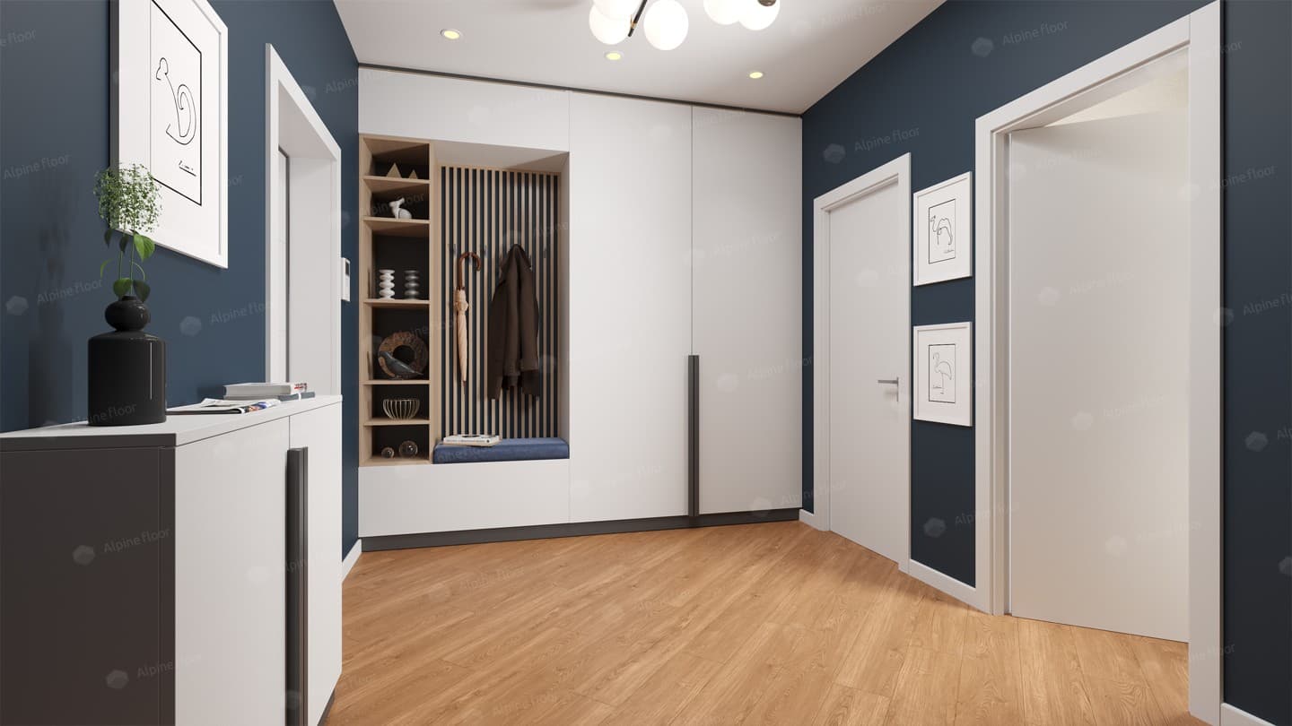 Напольная кварцвиниловая плитка Секвойя Royal