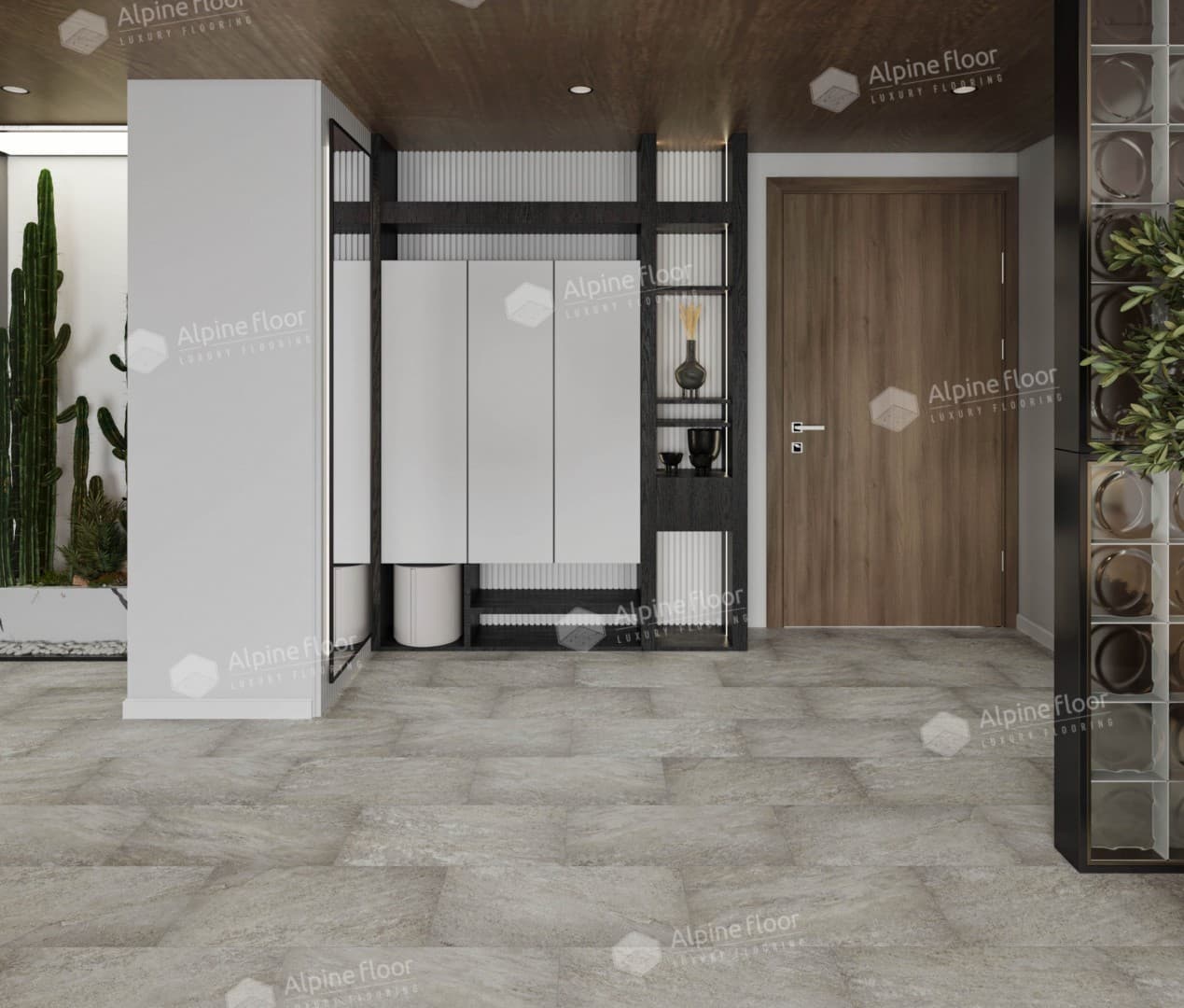 Напольная кварцвиниловая плитка Шеффилд (без подложки)