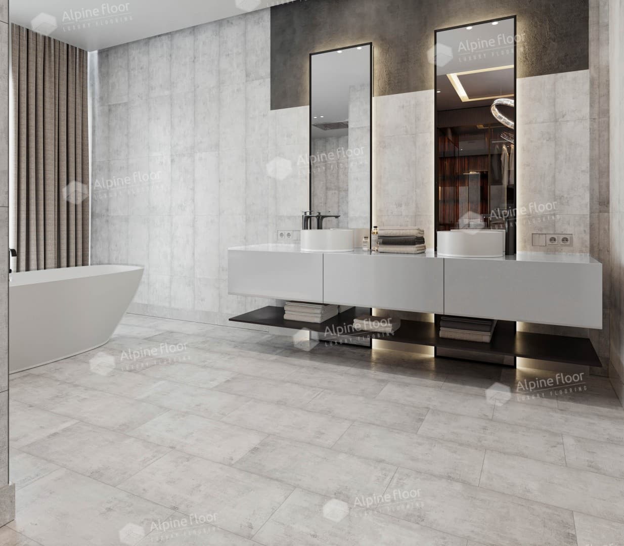 Напольная кварцвиниловая плитка Сумидеро (без подложки)