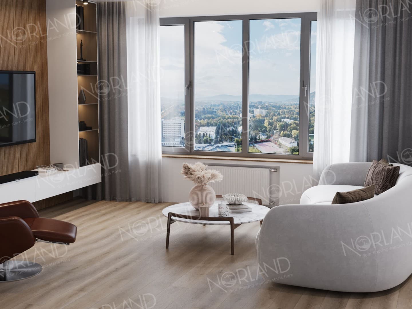 Напольная кварцвиниловая плитка Tora