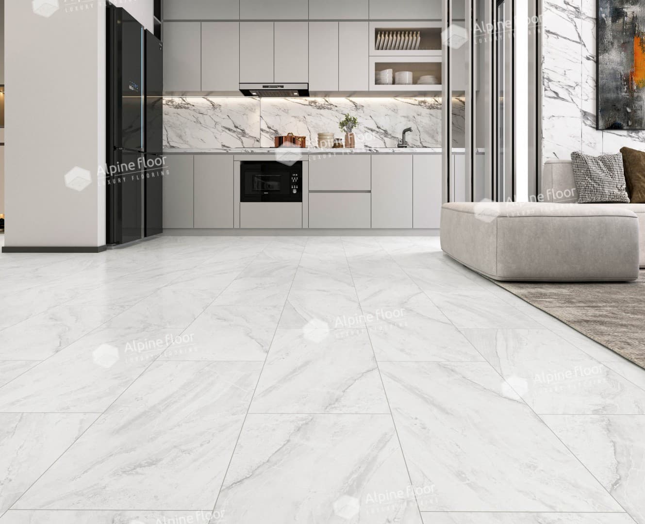 Напольная кварцвиниловая плитка Вердон (без подложки)