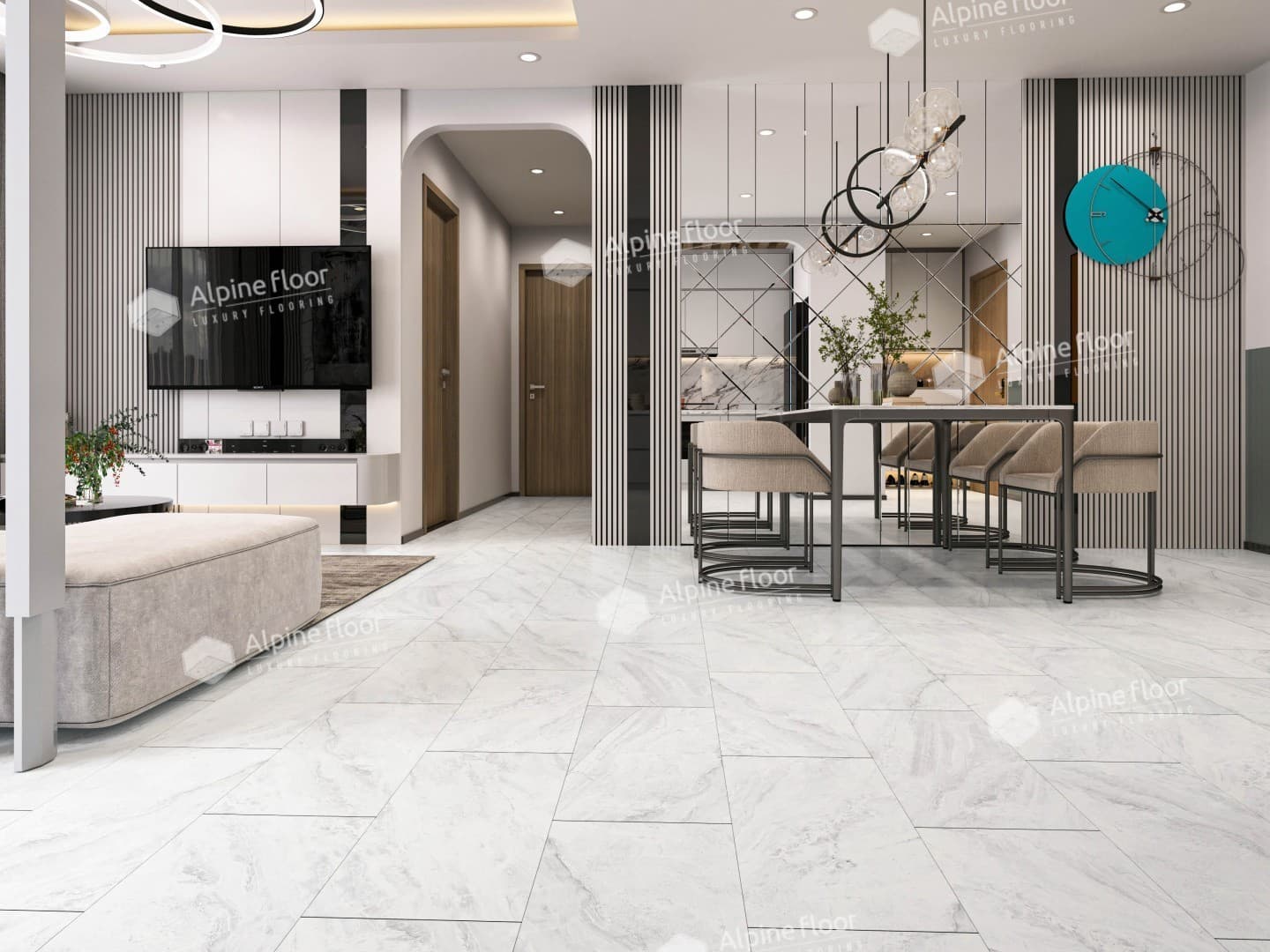 Напольная кварцвиниловая плитка Вердон (без подложки)