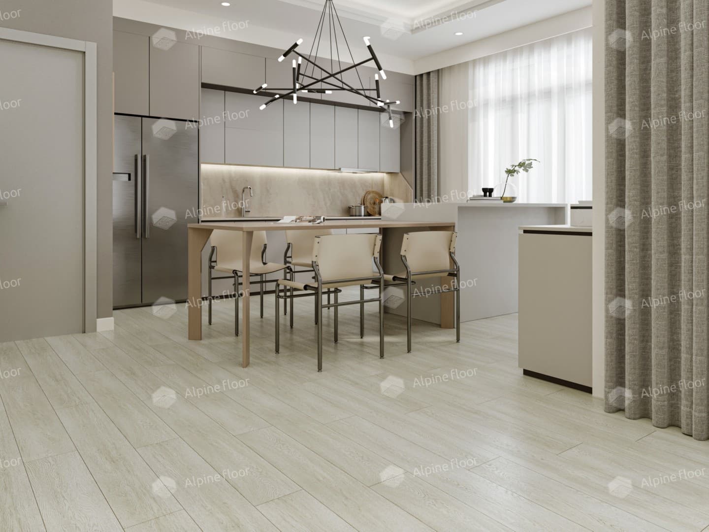 Напольная кварцвиниловая плитка Виваче