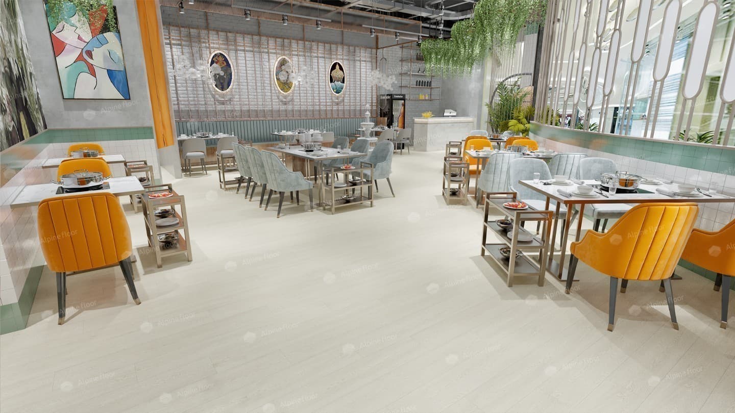 Напольная кварцвиниловая плитка Зимний лес