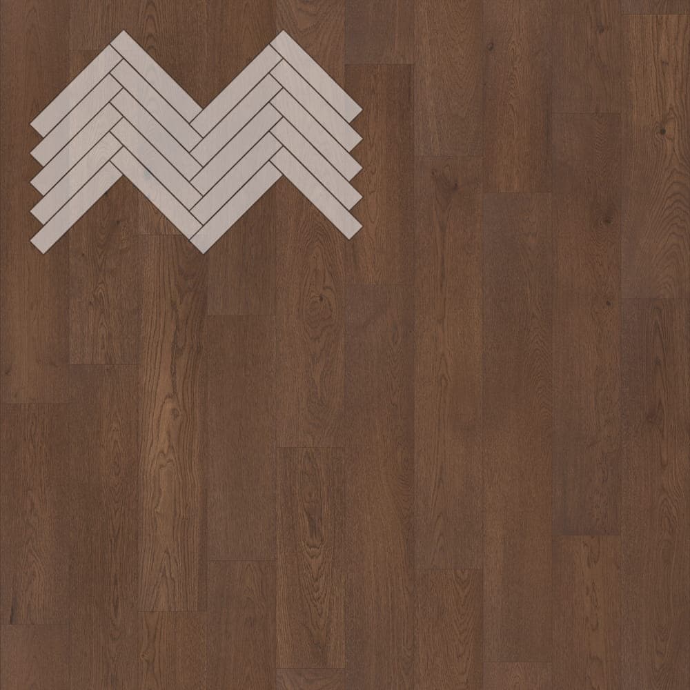 Паркет Елка Английская Lab Arte Angle Дуб Натур Грот лак 500х90х14/3