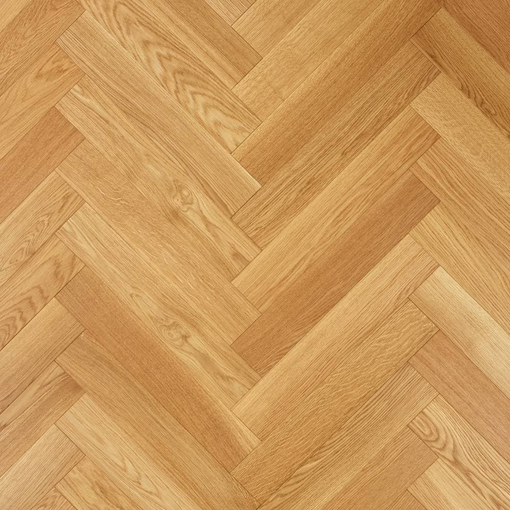 Паркет Елка Английская Lab Arte Angle Дуб Натур лак без браша 500х150х14/3