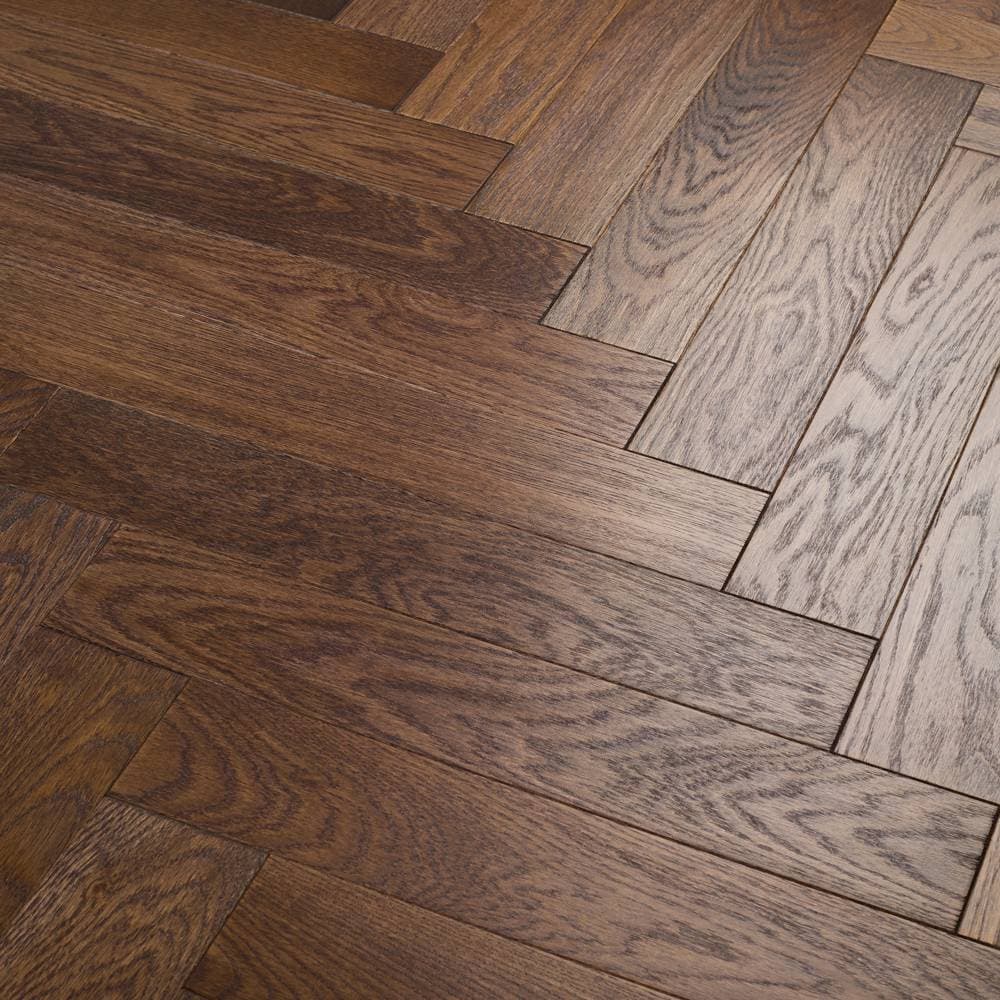 Паркет Елка Английская Lab Arte Angle Дуб Натур Лофт лак 500х150х14/3