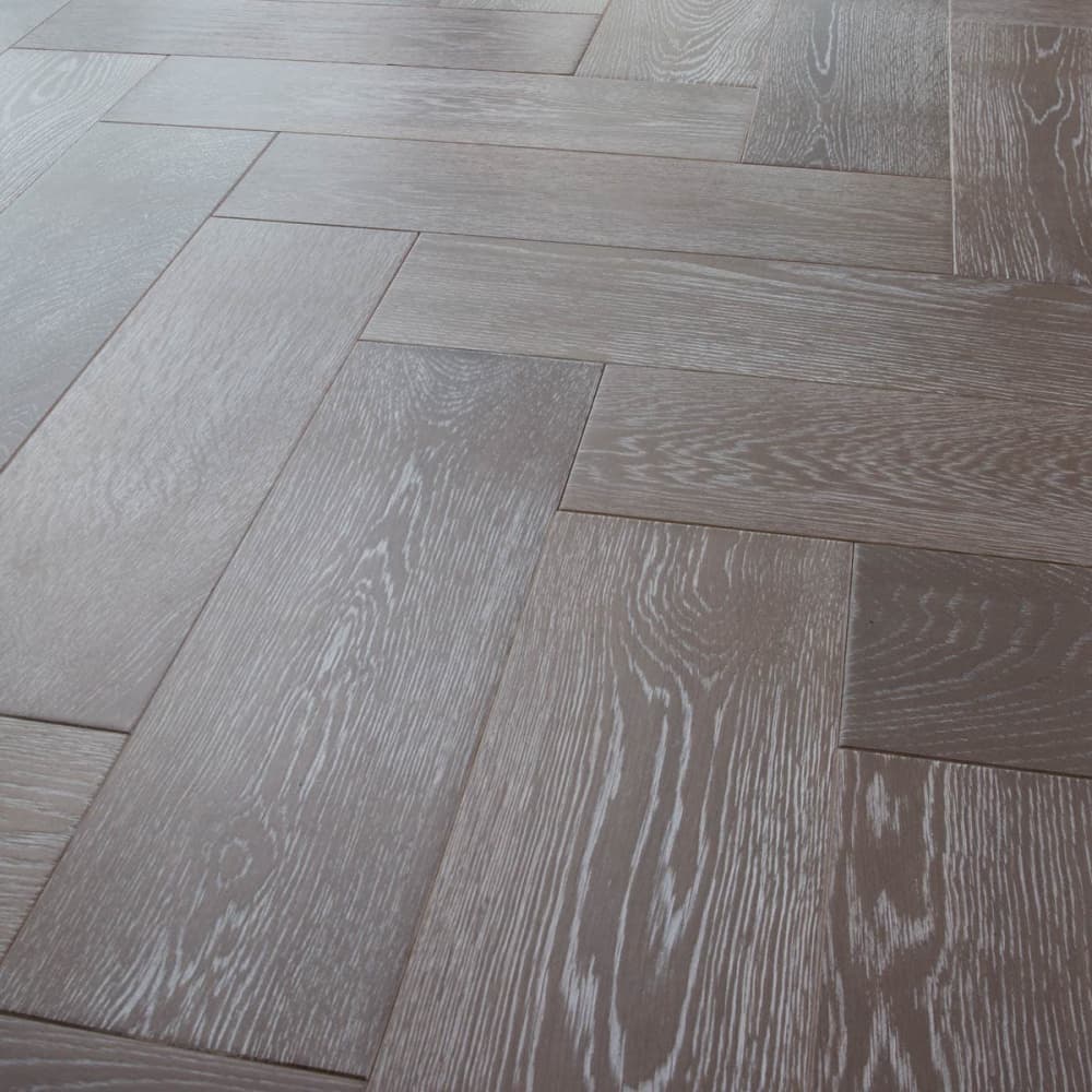 Паркет Елка Английская Lab Arte Angle Дуб Натур Состаренный выбеленный лак 500*90*15/3