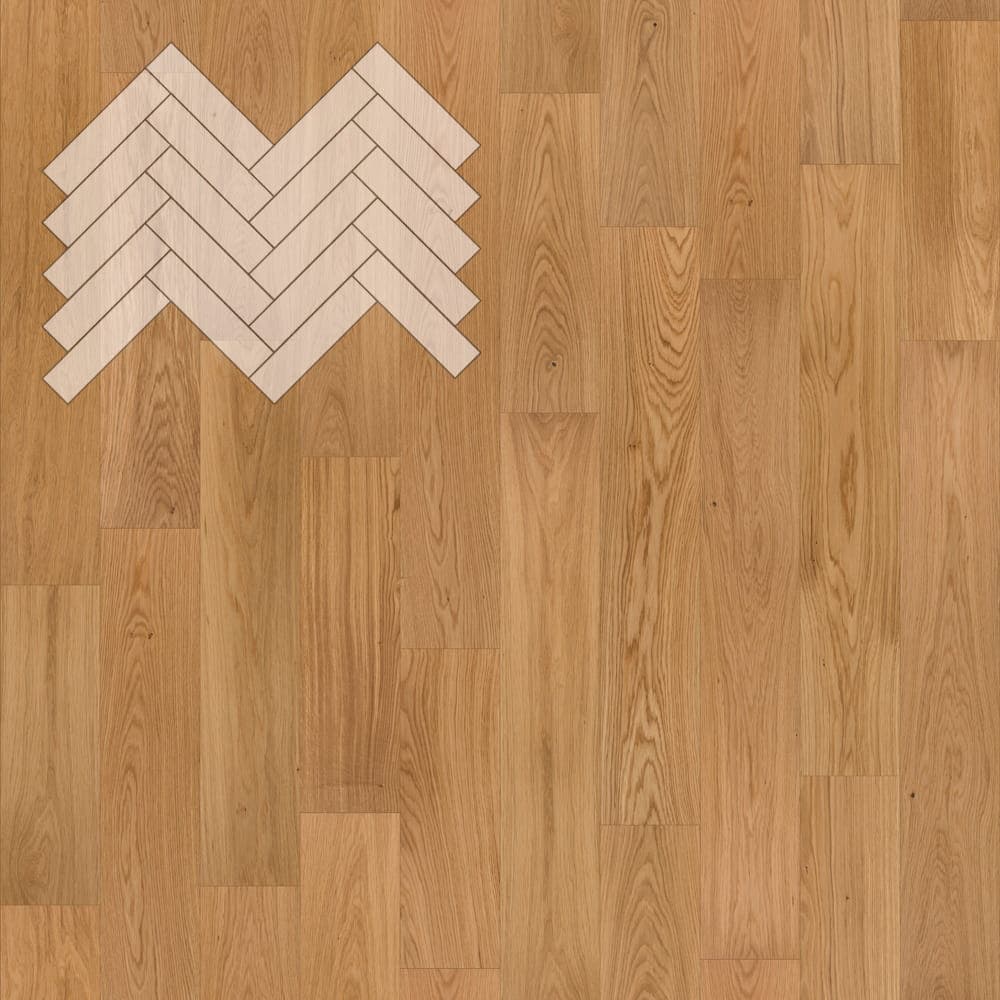 Паркет Елка Английская Lab Arte Angle Дуб Рустик Кольт лак 500х125х14/3