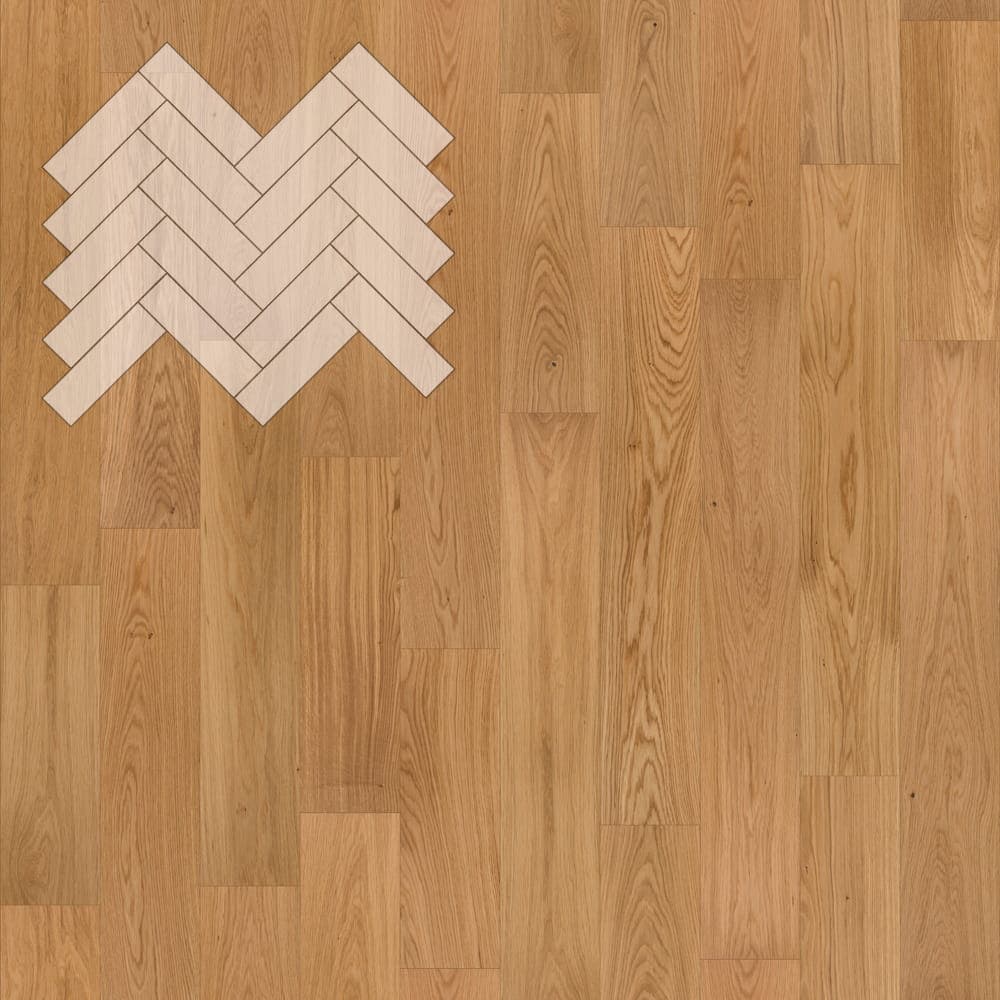 Паркет Елка Английская Lab Arte Angle Дуб Рустик Кольт лак 500х150х14/3