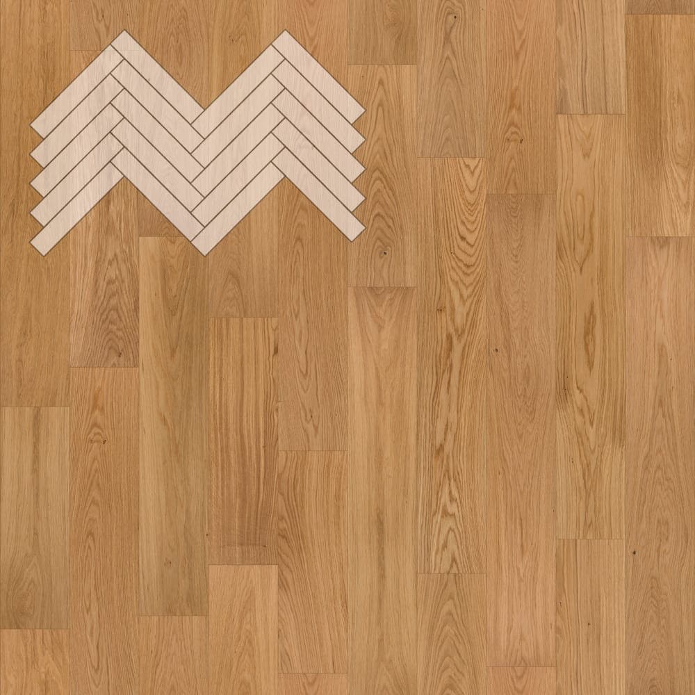 Паркет Елка Английская Lab Arte Angle Дуб Рустик Кольт лак 500х90х14/3