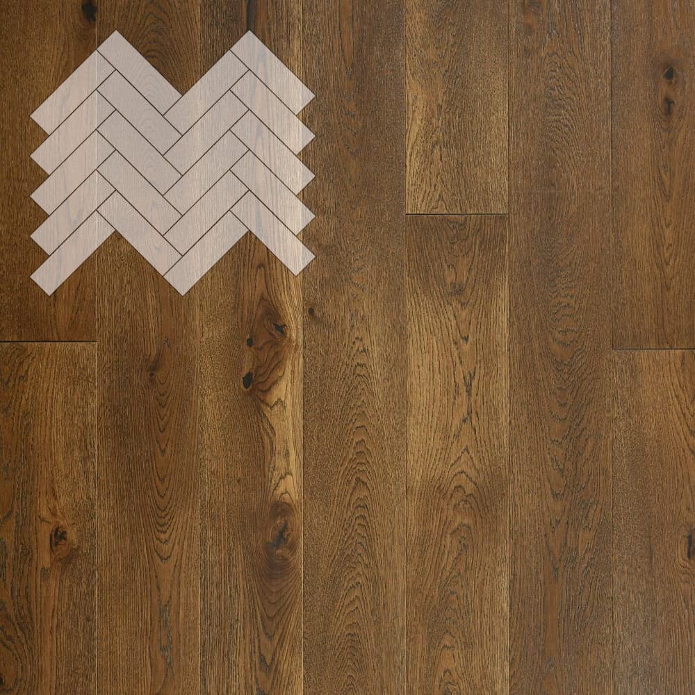 Паркет Елка Английская Lab Arte Angle Дуб Рустик Лофт лак 500х150х14/3