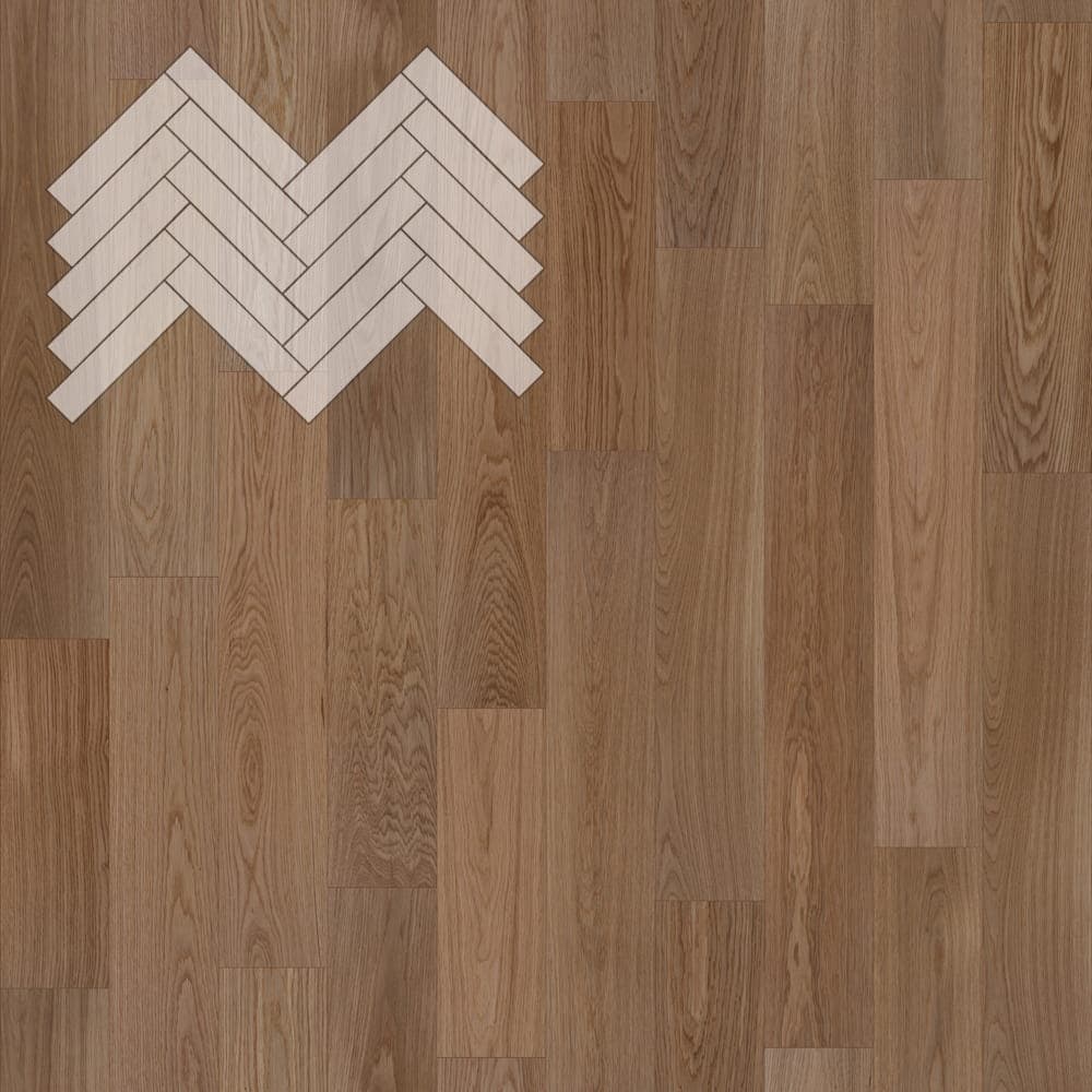 Паркет Елка Английская Lab Arte Angle Дуб Рустик Норвег лак 500х110х14/3