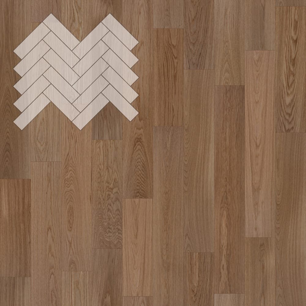 Паркет Елка Английская Lab Arte Angle Дуб Рустик Норвег лак 500х150х14/3