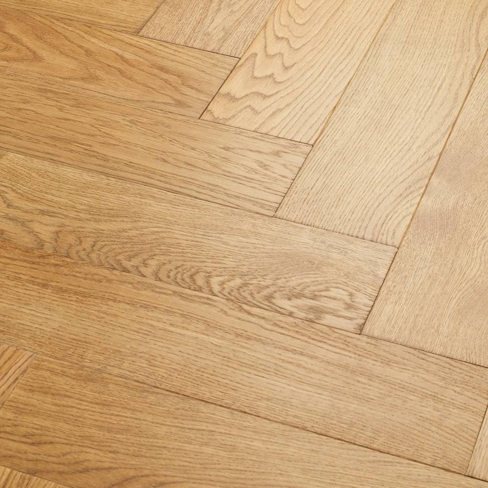 Паркет Елка Английская Royal Parket 400х110х13мм Дуб Натур лак