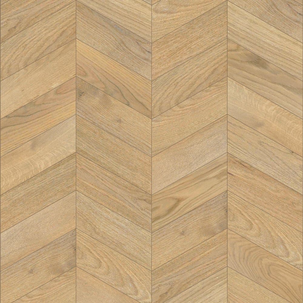Паркет Елка Французская Lab Arte Chevron Дуб Натур Бетон лак 400/328х125х14/3/60°