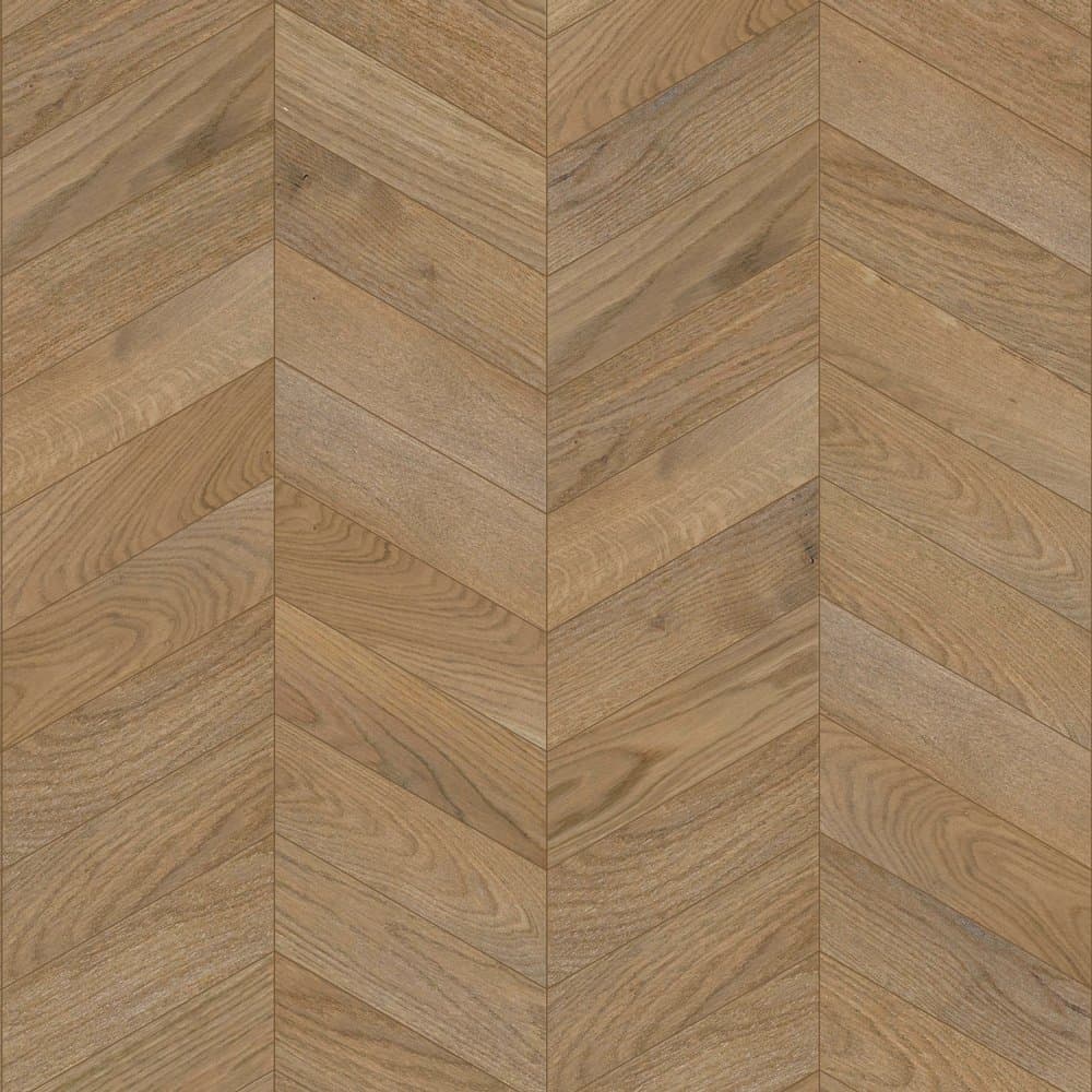 Паркет Елка Французская Lab Arte Chevron Дуб Натур Бург лак 400/337х110х14/3/60°