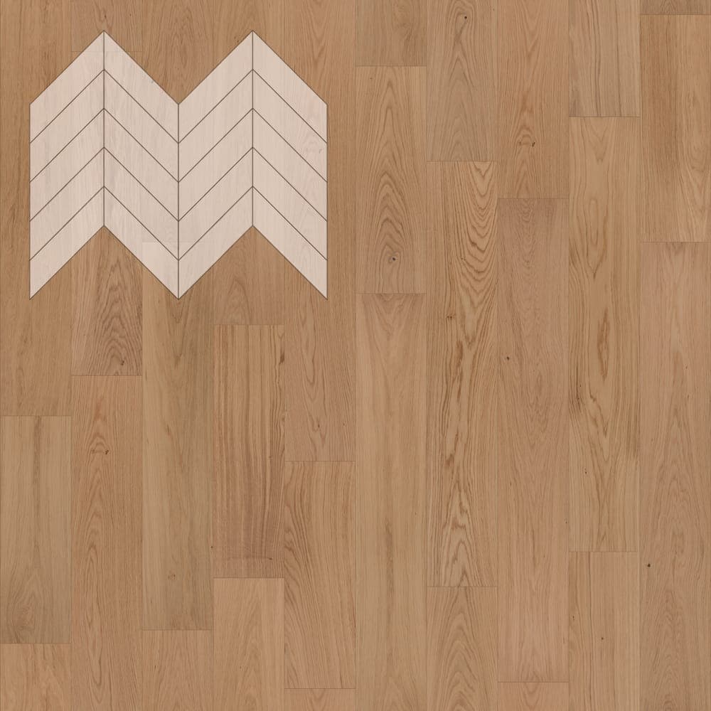 Паркет Елка Французская Lab Arte Chevron Дуб Рустик Ларс лак 600/475х125х14/3/45°