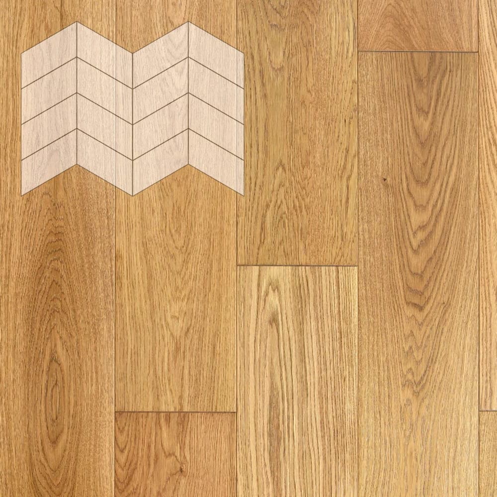 Паркет Елка Французская Lab Arte Chevron Дуб Селект лак 400/313х150х14/3/60°