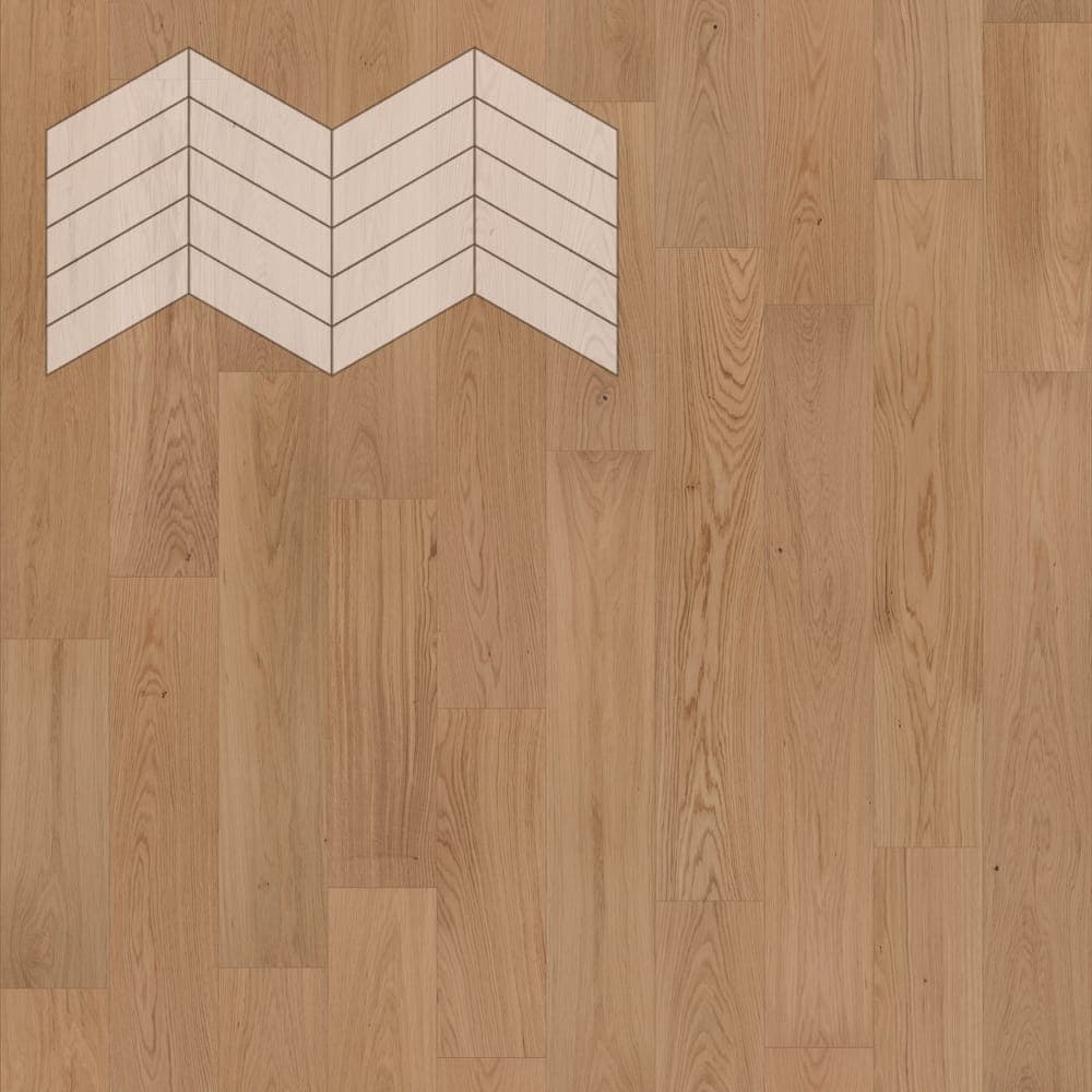 Паркет Елка Французская Lab Arte Chevron Дуб Селект Ларс лак 400/348х90х14/3/60°