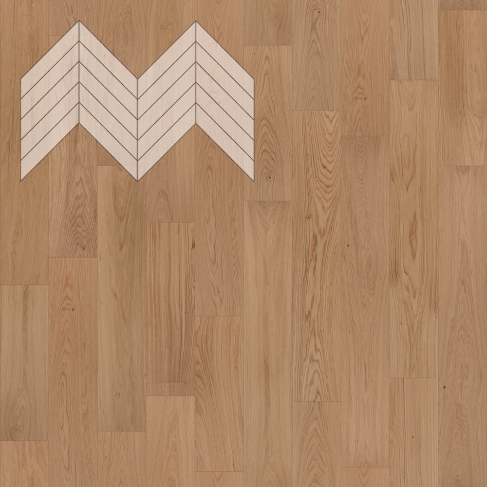 Паркет Елка Французская Lab Arte Chevron Дуб Селект Ларс лак 600/510х90х14/3/45°