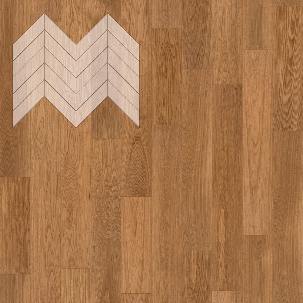 Паркет Елка Французская Lab Arte Chevron Дуб Селект Солид лак 600/475х125х14/3/45°
