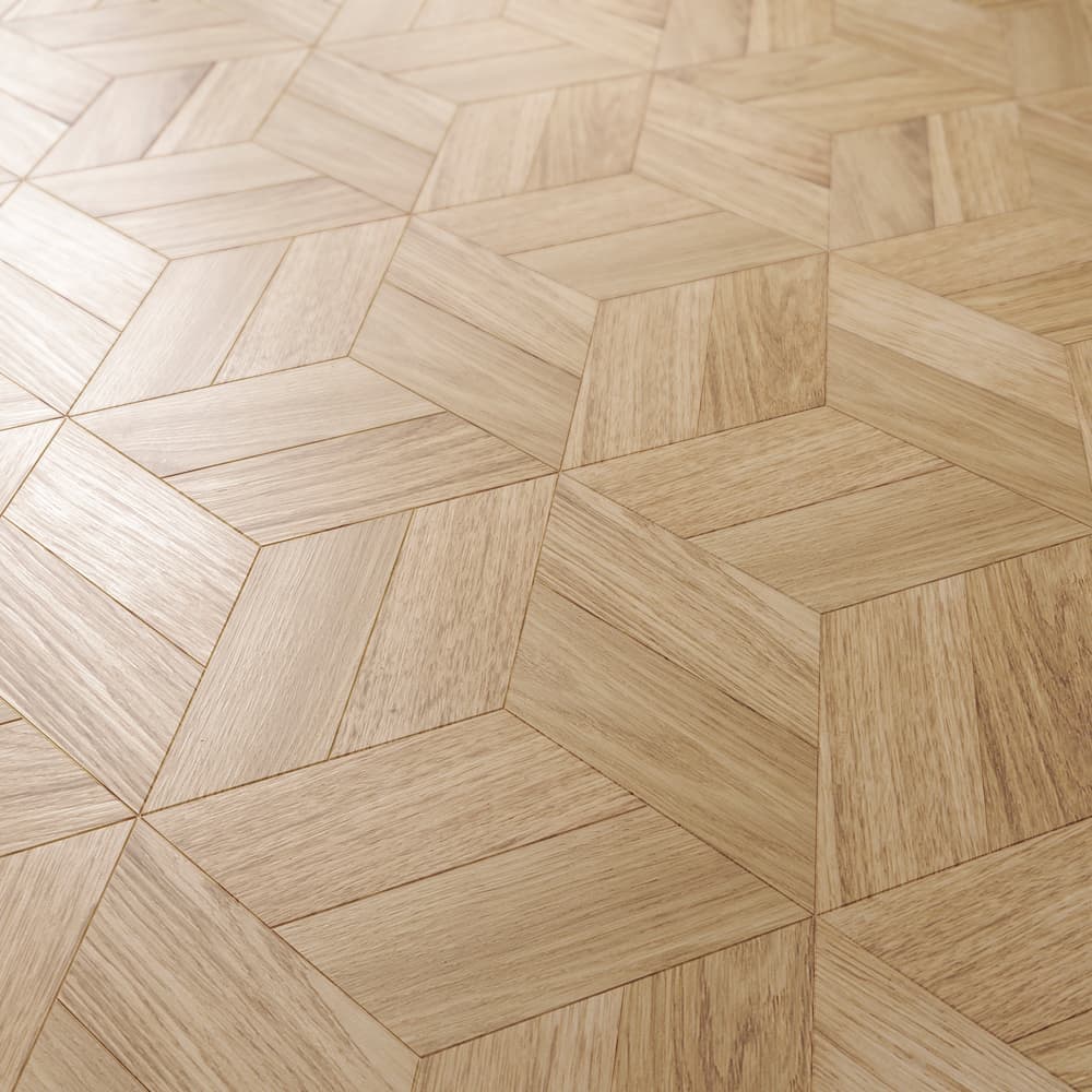 Модульный паркет инженерный Lab Arte Шереметьевская звезда Дуб Рустик 344*298*14/3 мм