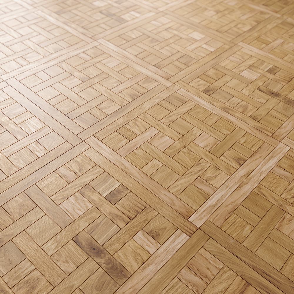 Модульный паркет инженерный Lab Arte №1-50 Дуб Натур лак 601*601*14/3мм