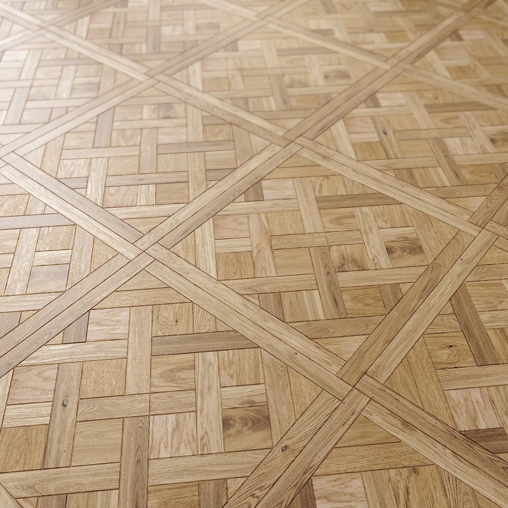 Модульный паркет инженерный Lab Arte №1-70 Дуб Натур лак 600*600*14/3мм